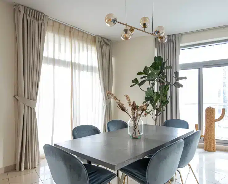 Sheer & Blackout | Curtains in Dubai - Best Price in UAE - Riyad Curtains Pinch Pleat Sheer & Blackout Curtains