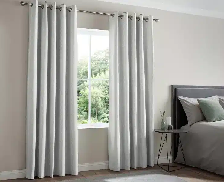 Blackout Eyelet Curtains | Curtains in Dubai - Best Price in UAE - Riyad Curtains White Eyelet Blackout Curtains