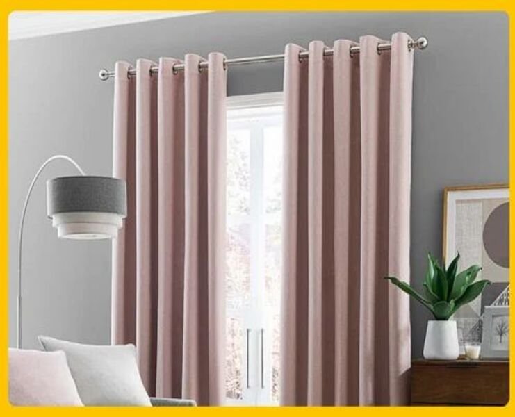 Blackout Eyelet Curtains | Curtains in Dubai - Best Price in UAE - Riyad Curtains Pink Eyelet Curtains