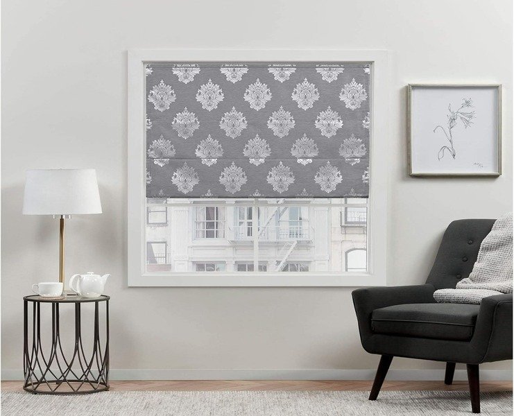 Roman Blinds – Blackout | Curtains in Dubai - Best Price in UAE - Riyad Curtains Design Blackout Roman Blinds