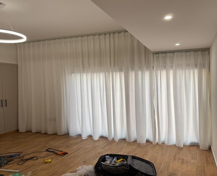 Sheer Curtains | Curtains in Dubai - Best Price in UAE - Riyad Curtains Premium White Sheer Curtains
